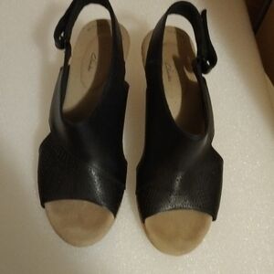 Clarks Women's Black Sandals